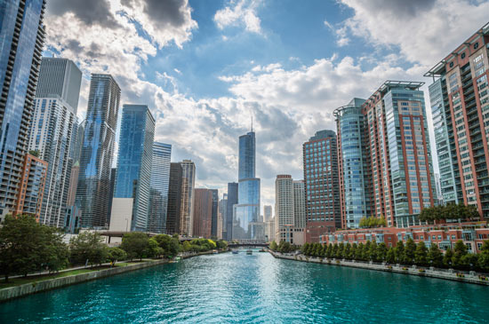 chicago city skyline
